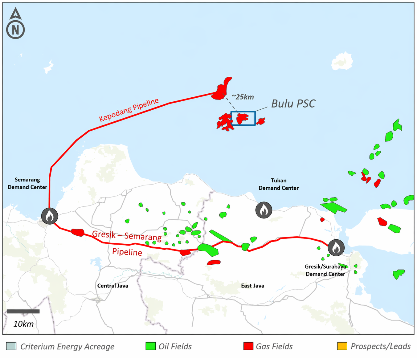 Bulu PSC Map - Northeast Java