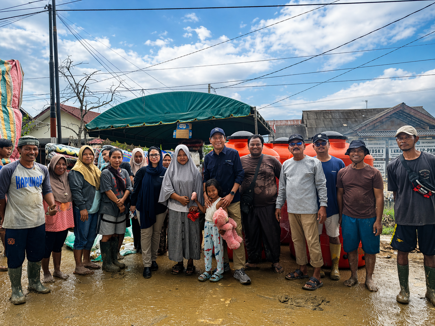 Flood response activity in Aceh Tamiang